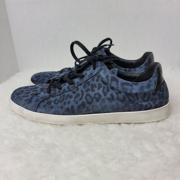 Cloud Footwear Womens Size 9. 5 Style Victory Blue Leopard Print - Picture 3 of 10